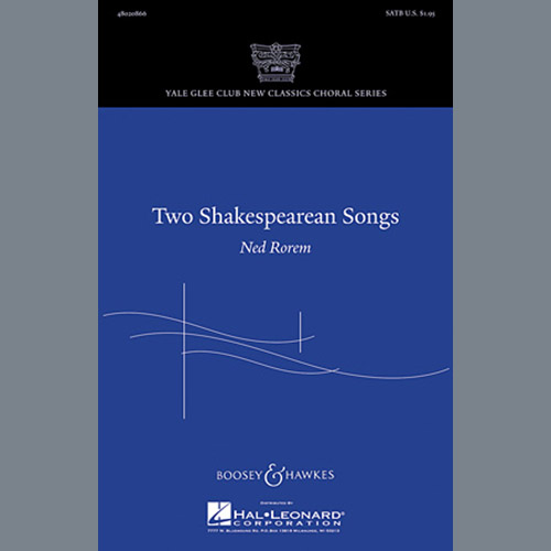 Produktbild zu: Two Shakespearean Songs