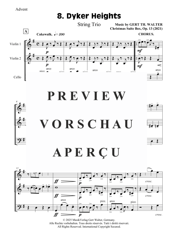 Produktgalerie: Seite 2 von 7 Dyker Heights, , (Streicher Trio)