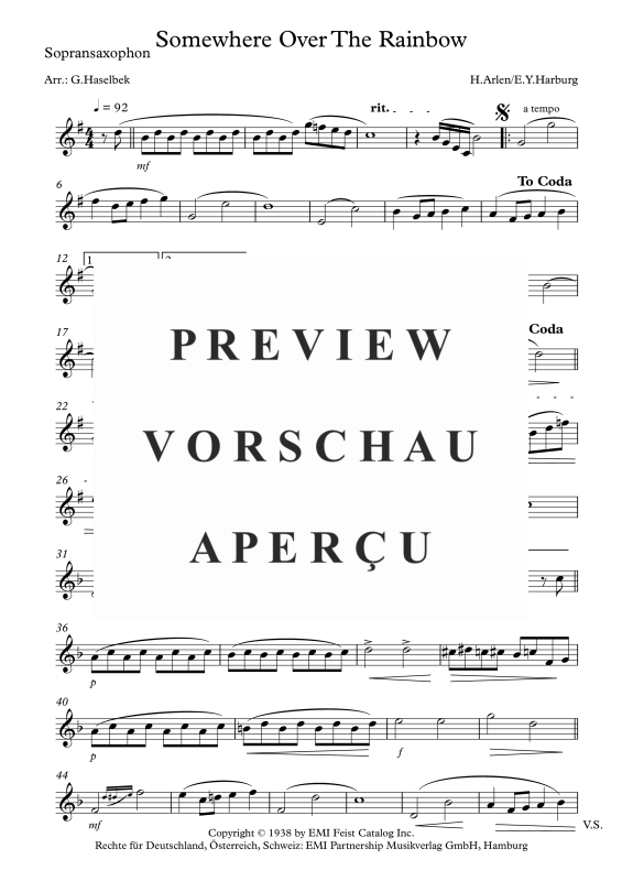 gallery: Somewhere Over The Rainbow, , Saxophone Quartet S/A A T B