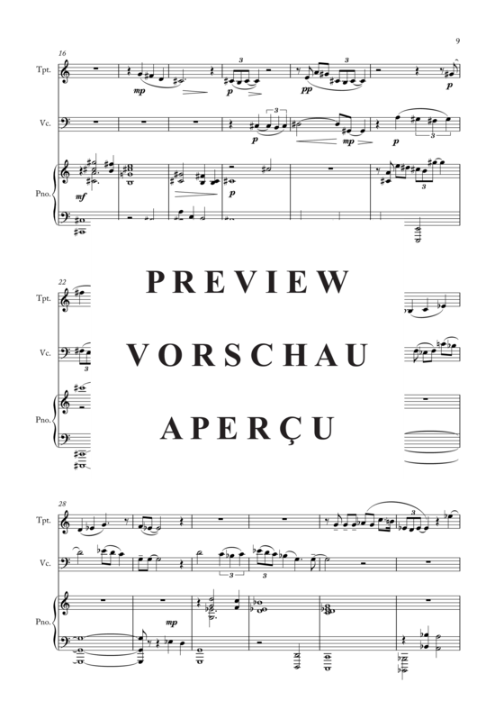 Produktgalerie: Seite 12 von 21 Lyric Trio , , (Trompete, Violoncello + Klavier)