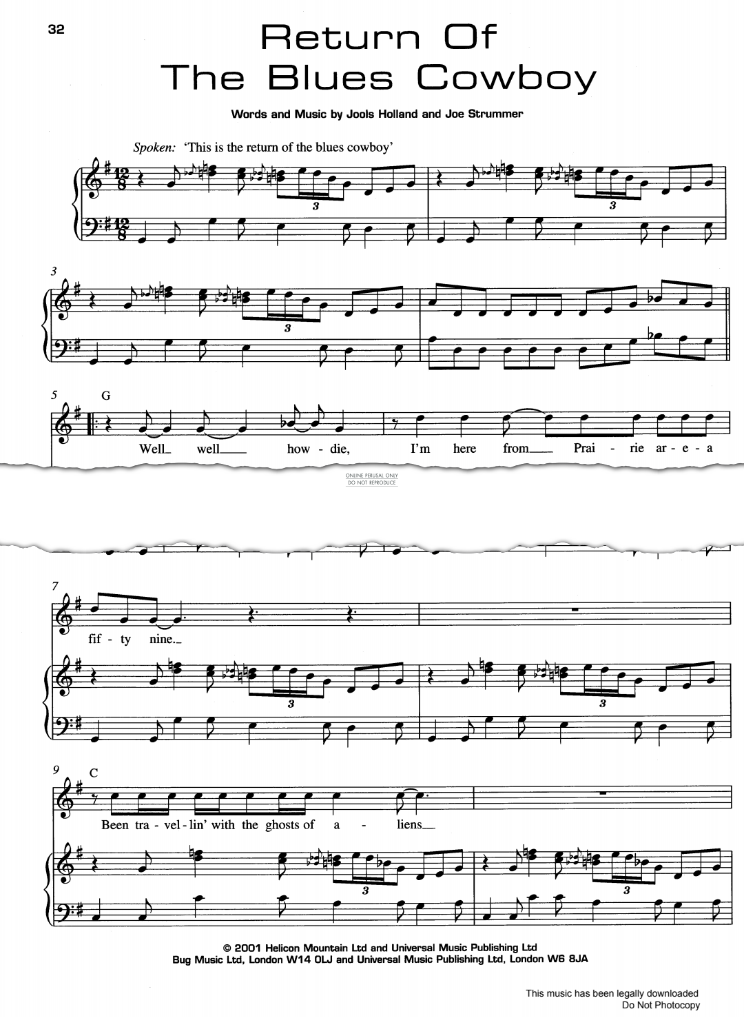 Product gallery: Page 1 of 1 Return Of The Blues Cowboy, Jools Holland