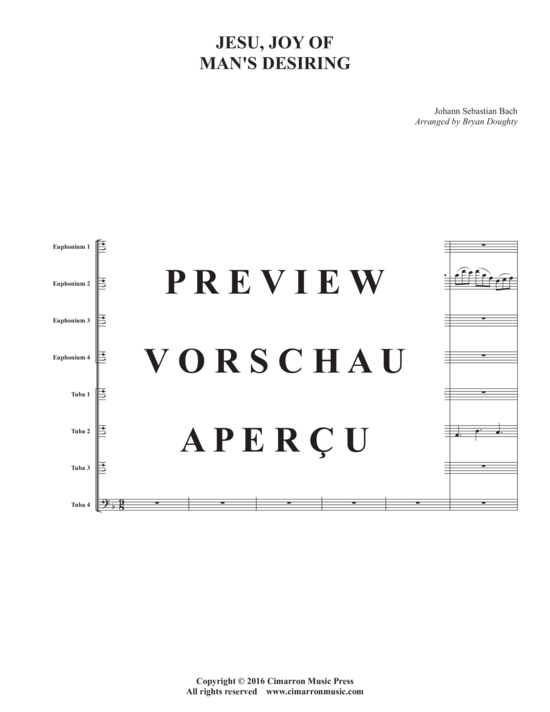 Product gallery: Page 3 of 20 Jesus, meine Freude (Jesu Joy of Man´s Desiring) , ,  (Tuba Ensemble EEEETTTT)