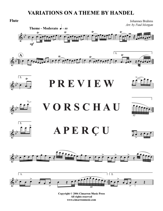 Product gallery: Page 12 of 15 Variationen auf Händel-Themen , , (flute + piano)