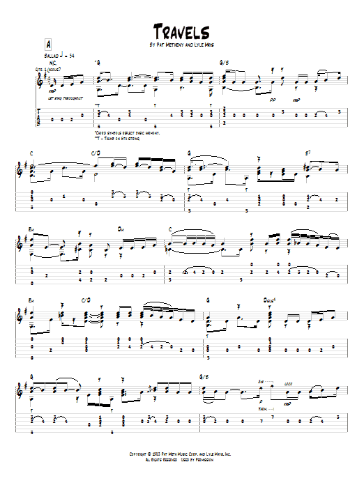 Product gallery: Page 1 of 1 Travels, Pat Metheny