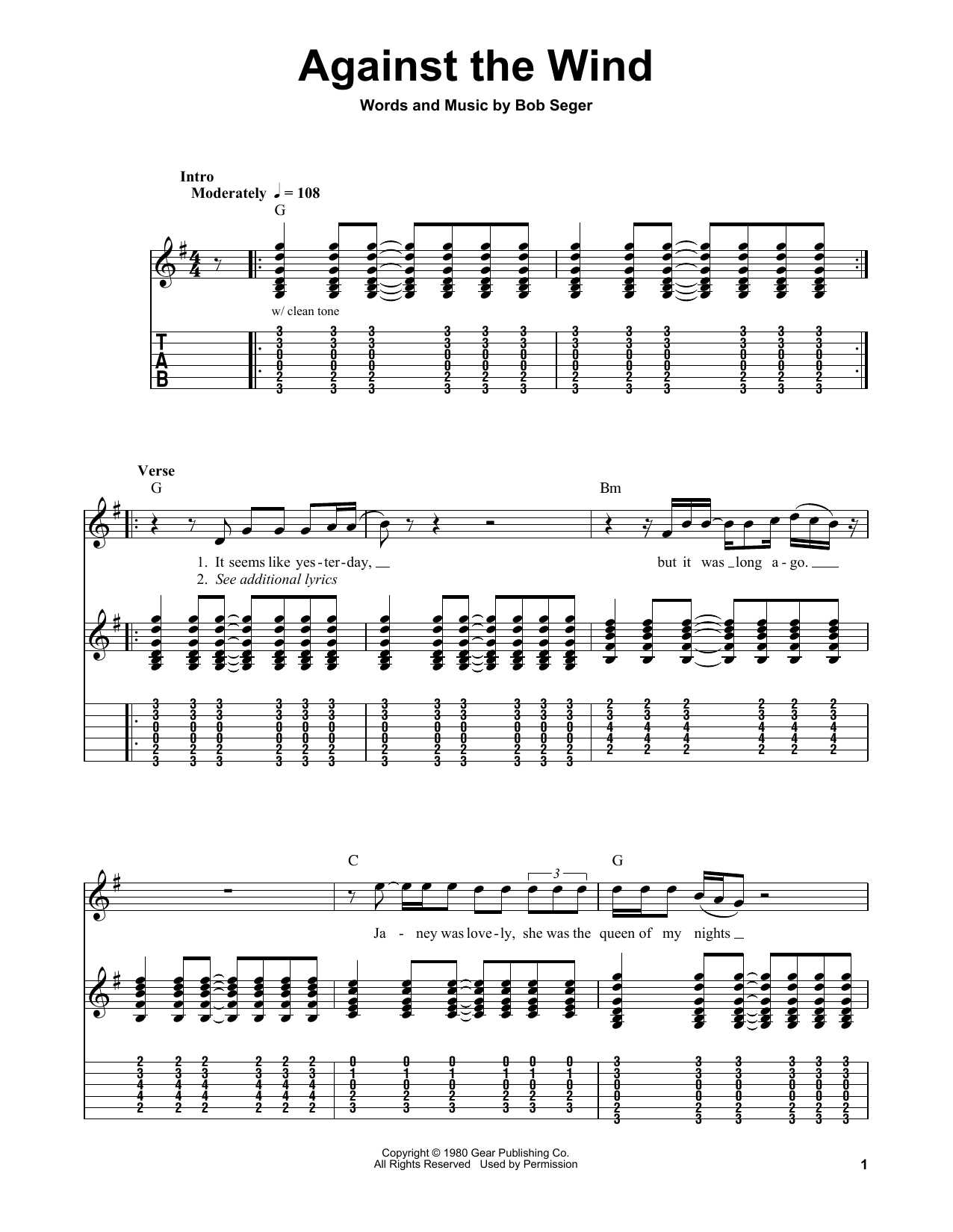 Product gallery: Page 1 of 1 Against The Wind, Bob Seger