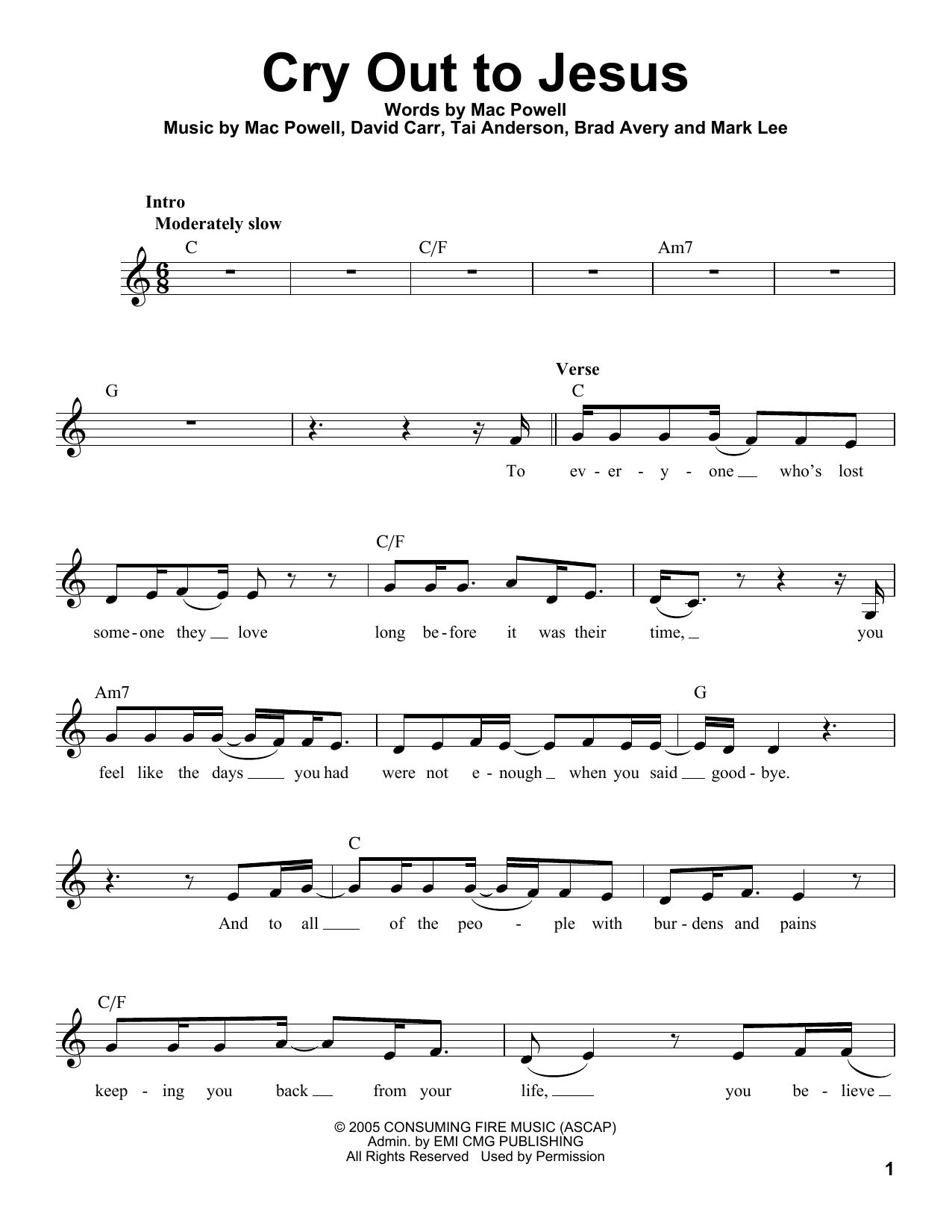 Produktbild zu: Cry Out To Jesus