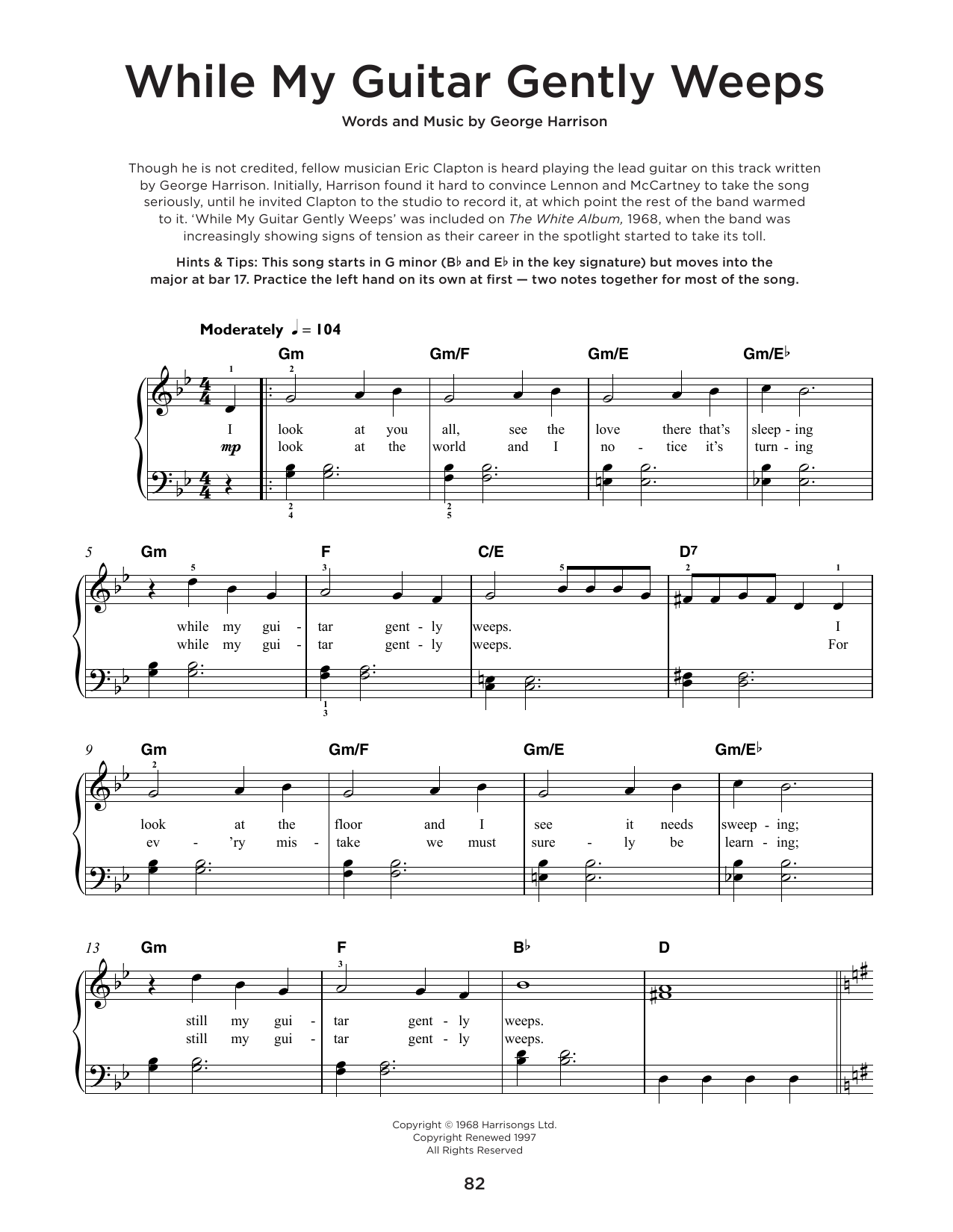 Produktbild zu: While My Guitar Gently Weeps