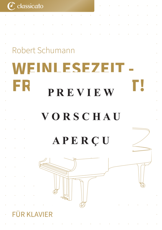 Produktgalerie: Seite 2 von 6 Weinlesezeit - Fröhliche Zeit! - Nr. 33 aus Album für die Jugend op. 68 , , Klavier Solo