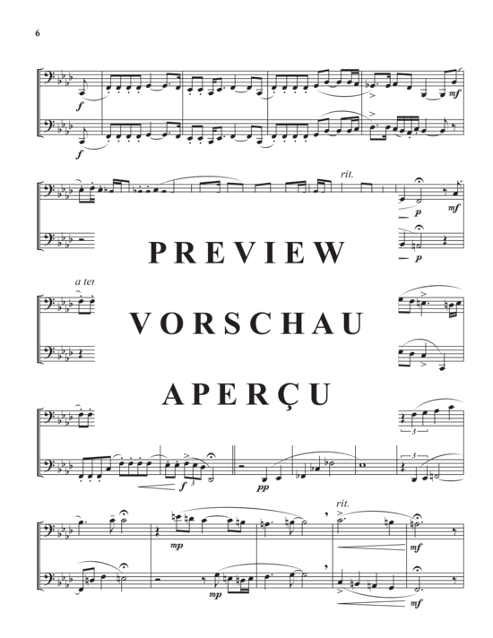 Produktgalerie: Seite 10 von 21 Six Concert Caprices , , (Blechbläser Duett - tiefe Lage)