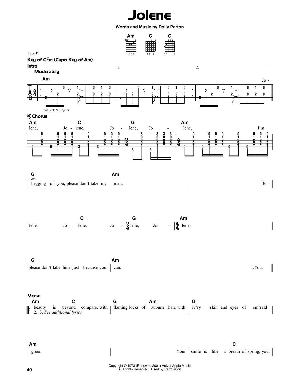 Product gallery: Page 1 of 1 Jolene, Dolly Parton