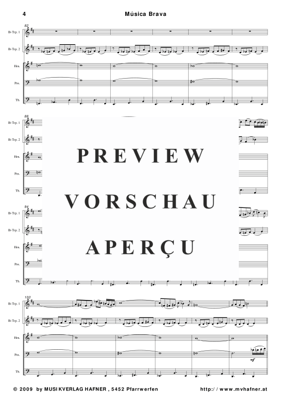 Produktgalerie: Seite 9 von 11 Música Brava, , (Blechbläser Quintett)
