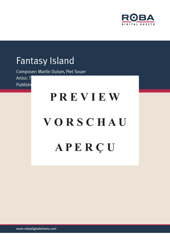 Produktgalerie: Seite 2 von 3 Fantasy Island , , Klavier und Gesang
