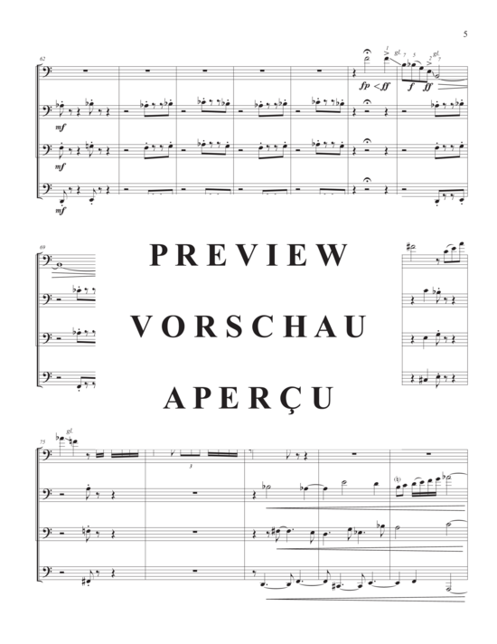 Product gallery: Page 8 of 21 Trombone Graffiti , , (trombone quartet or ensemble)