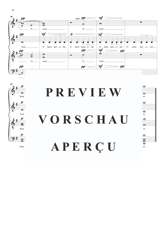 Produktgalerie: Seite 7 von 9 O most merciful God, , Gemischter Chor
