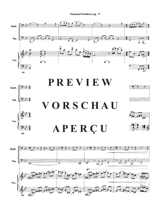 Produktgalerie: Seite 19 von 21 Perpetual Providence , , (Euphonium, Tuba + Klavier)