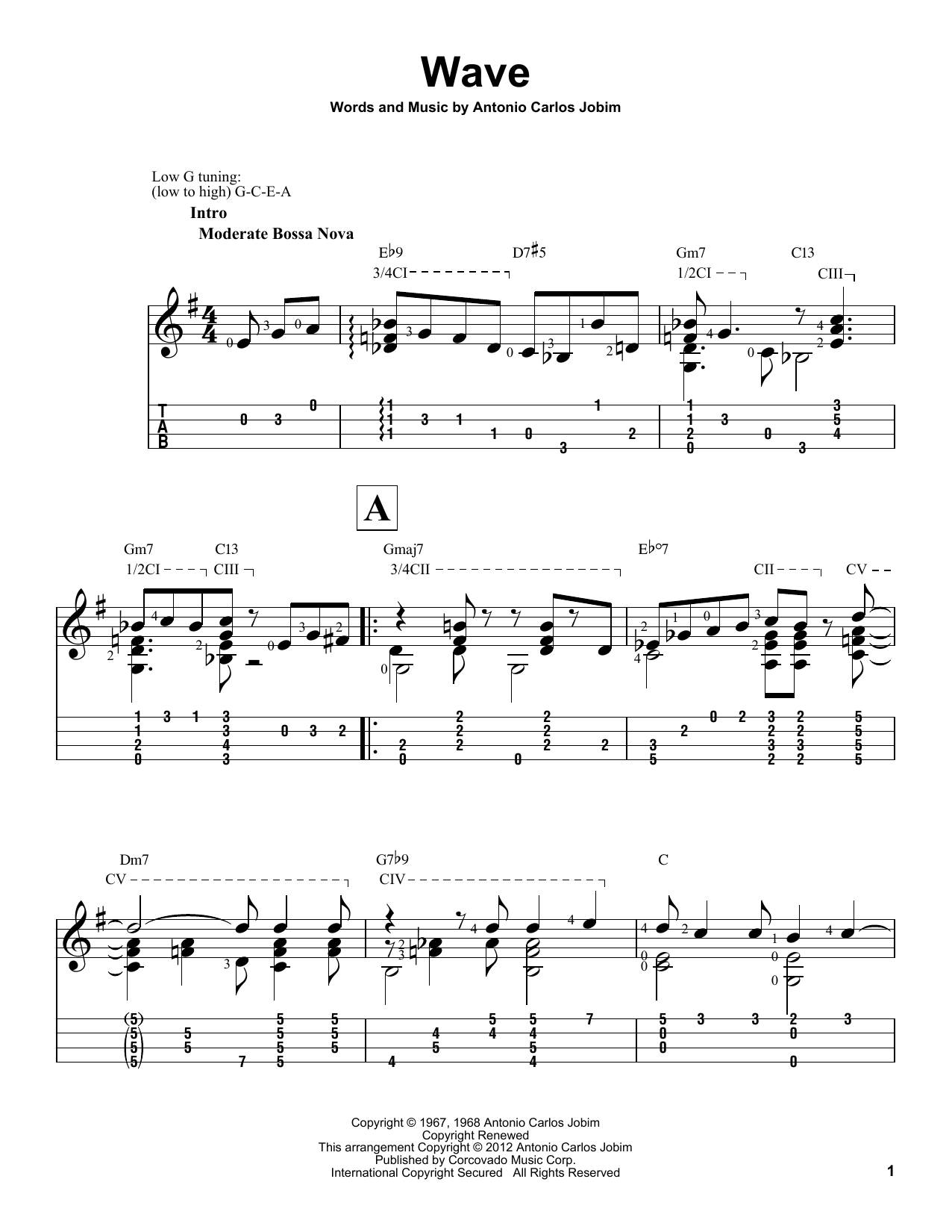 Product gallery: Page 1 of 1 Wave, Antonio Carlos Jobim