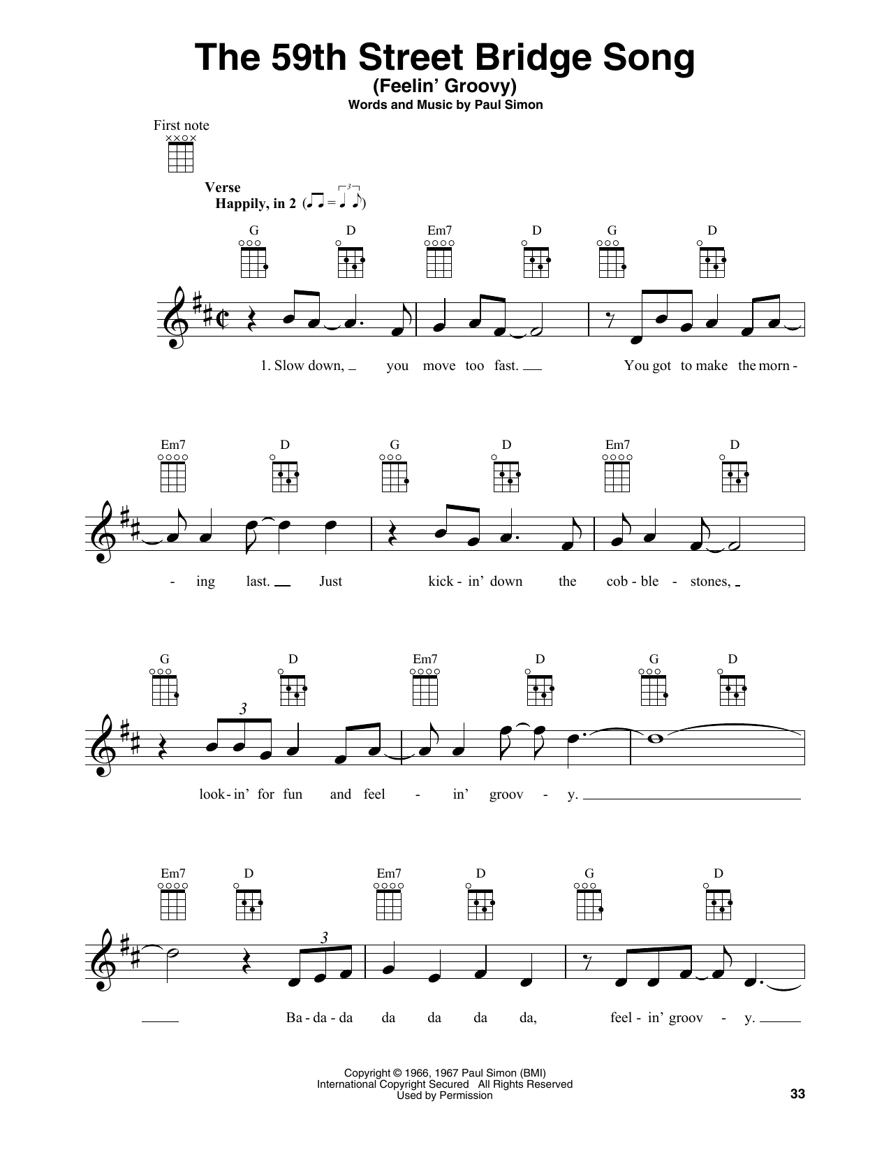 Product gallery: Page 1 of 1 The 59th Street Bridge Song (Feelin' Groovy), Simon & Garfunkel