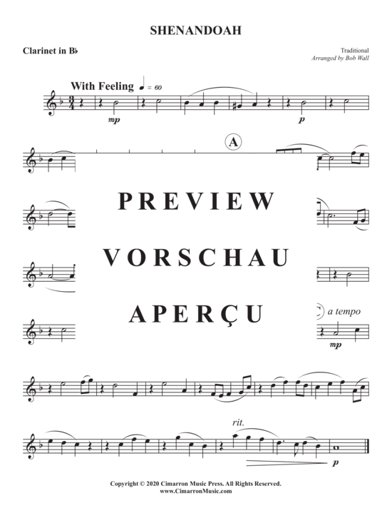 Produktgalerie: Seite 7 von 9 Shenandoah , , (Holzbläser Quintett)