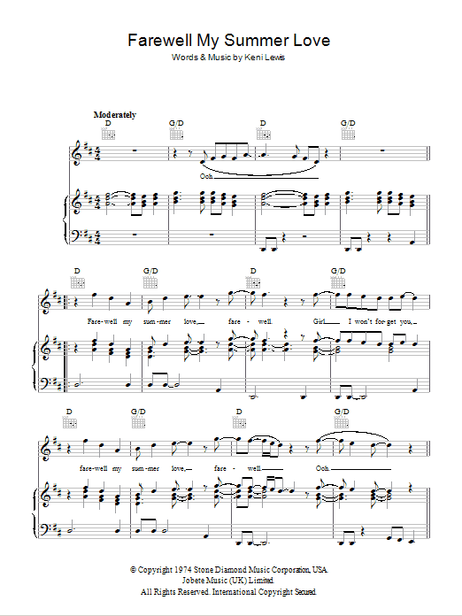 Produktbild zu: Farewell My Summer Love