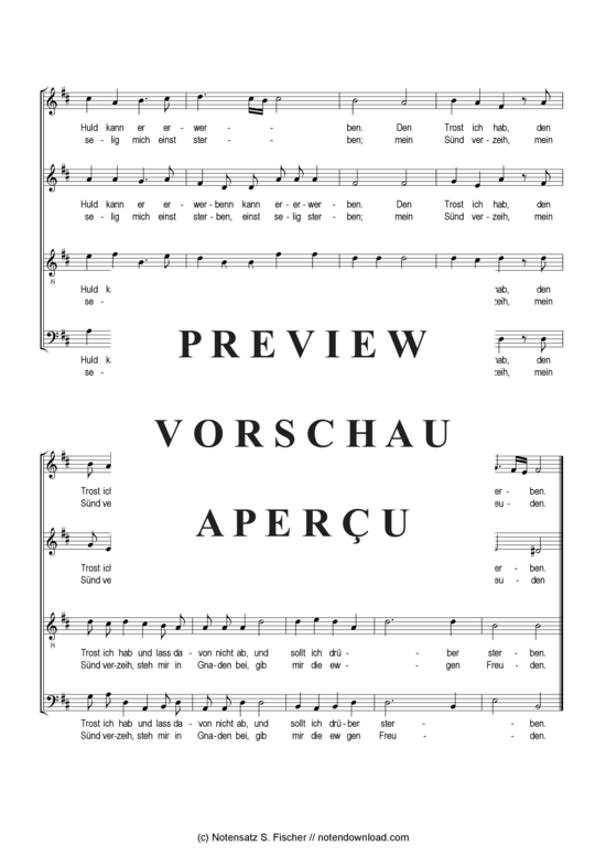 Product gallery: Page 4 of 4 Kein Freud ohn Leid , , (mixed choir)