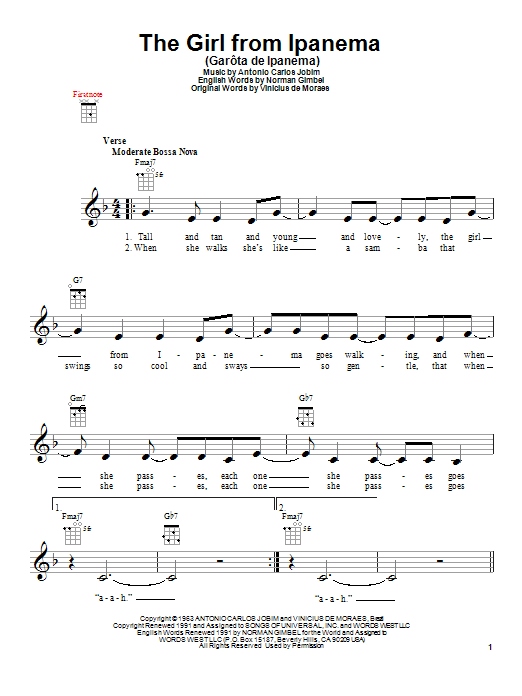 Product gallery: Page 1 of 1 The Girl From Ipanema (Garôta De Ipanema), Stan Getz & Astrud Gilberto