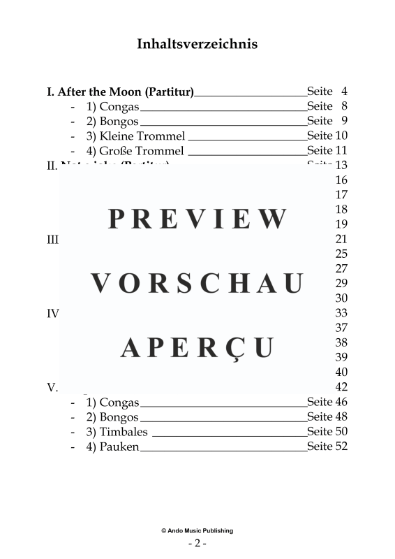 Produktgalerie: Seite 4 von 11 5 Ensemble Stücke für vier Percussion Spieler, , Perkussion Ensemble Quartett