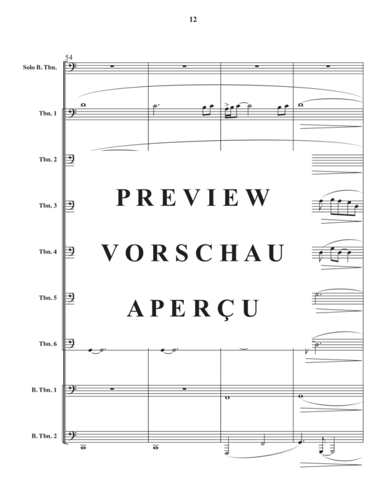 Product gallery: Page 14 of 21 Songs of the forest , , (Trombone ensemble 8 parts + bass trombone solo)