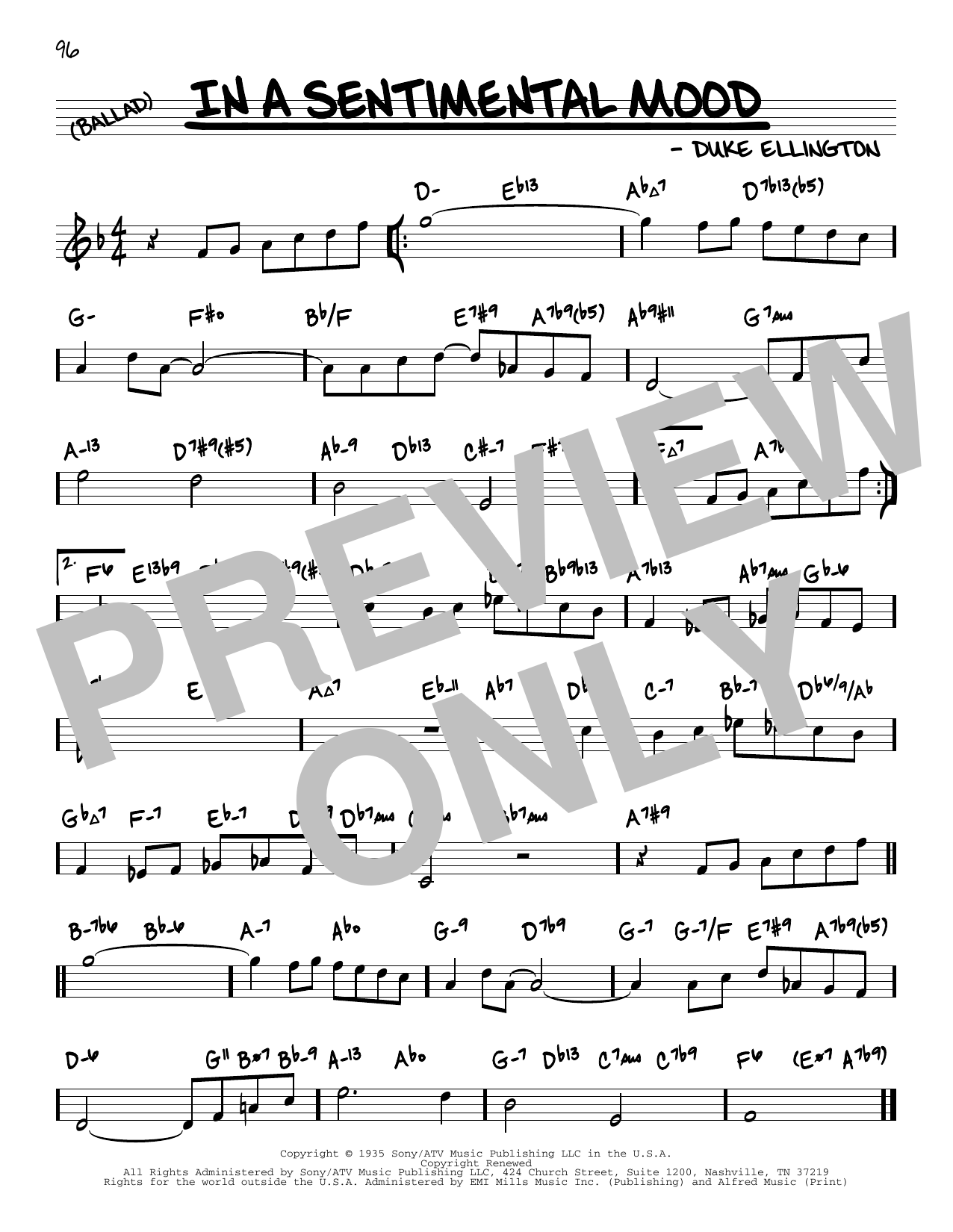Produktbild zu: In A Sentimental Mood (arr. David Hazeltine)