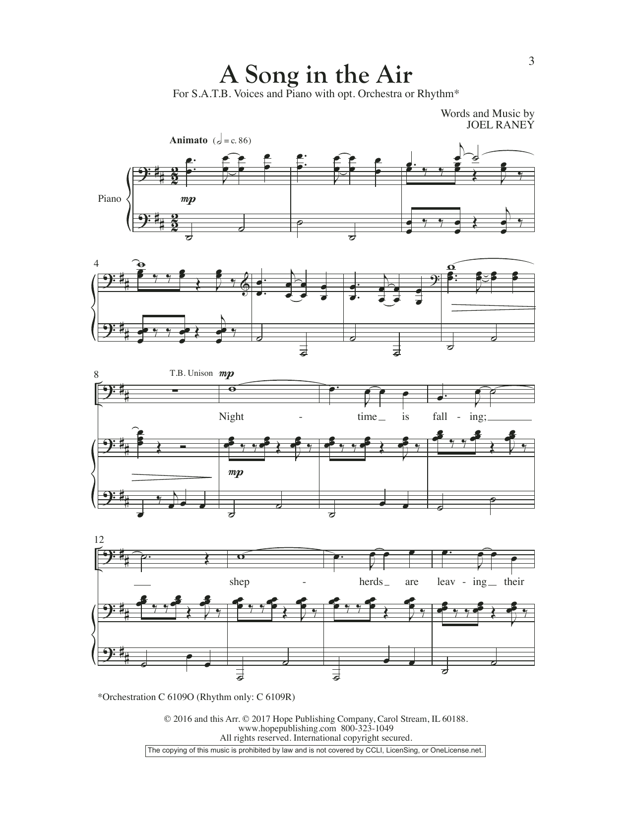 Product picture to: A Song In The Air