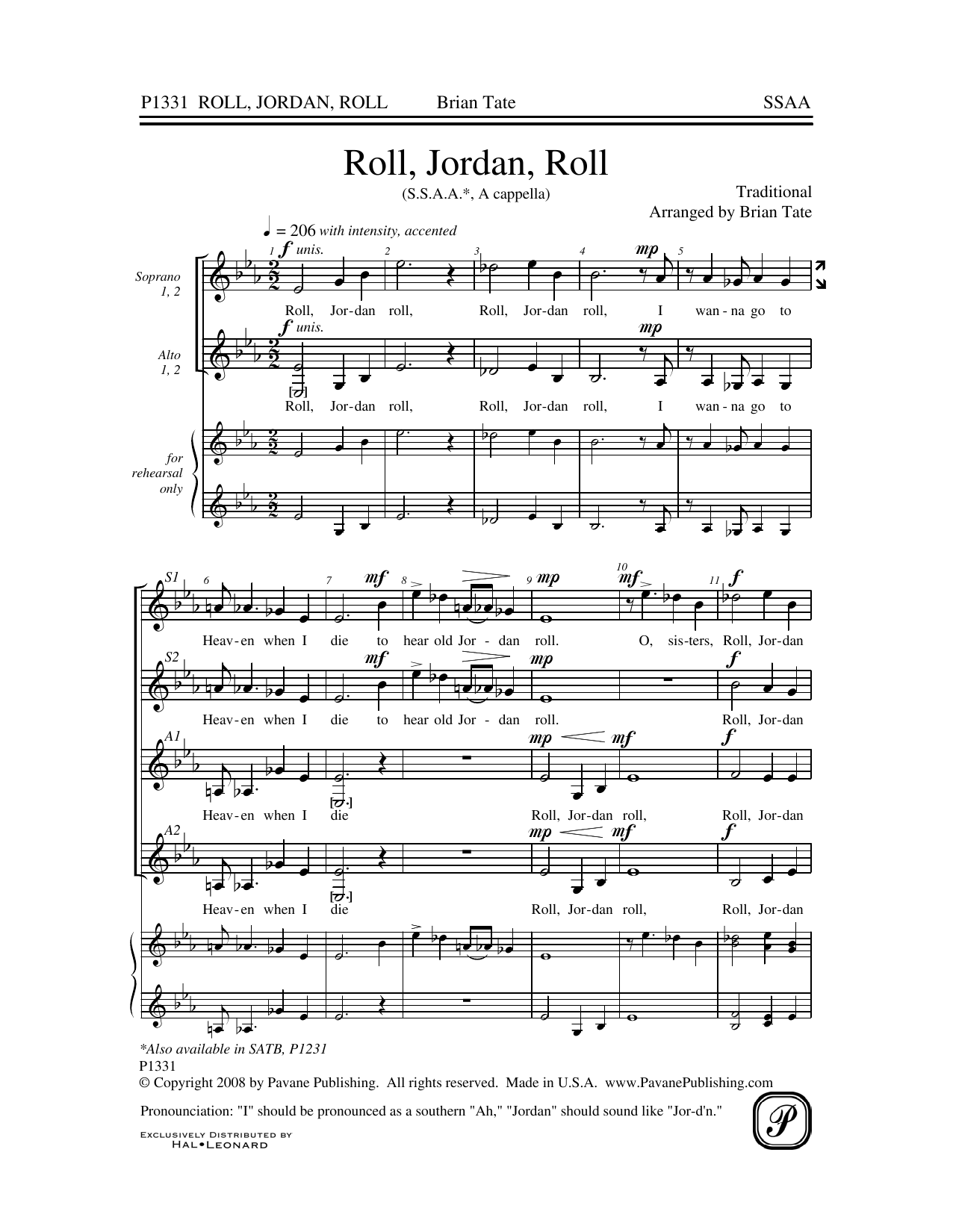 Produktgalerie: Seite 1 von 1 Roll, Jordan, Roll, Brian Tate, Chor