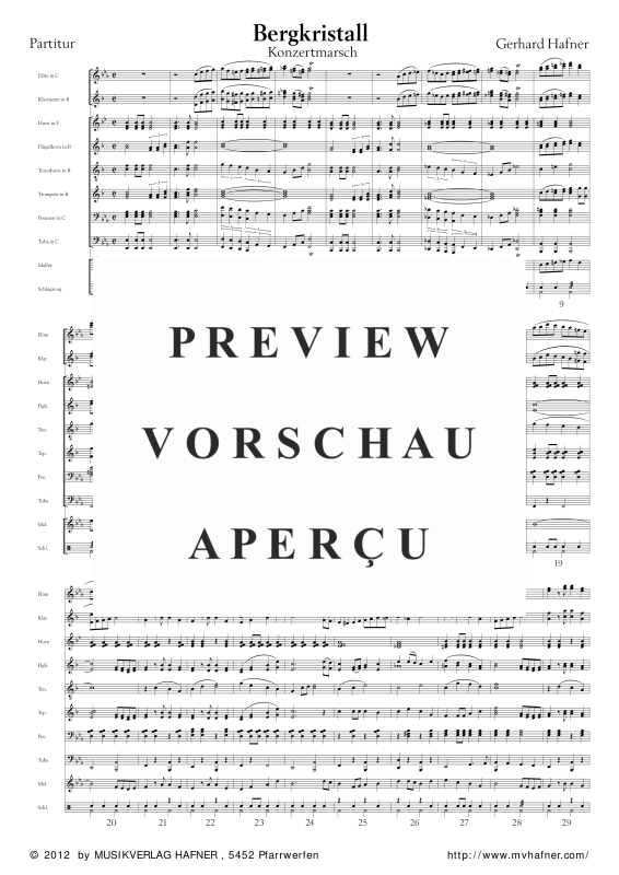 Product gallery: Page 6 of 11 Bergkristall, , (large wind orchestra)