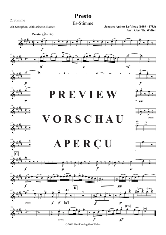 Produktgalerie: Seite 16 von 21 Presto , , (Quintett flexible Besetzung)