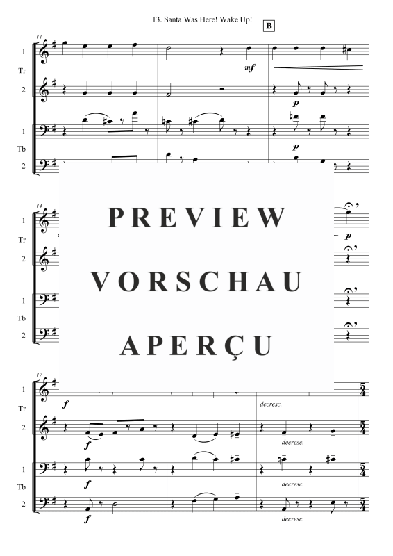 Produktgalerie: Seite 3 von 10 Santa Was Here! Wake Up!, , Posaunenchor