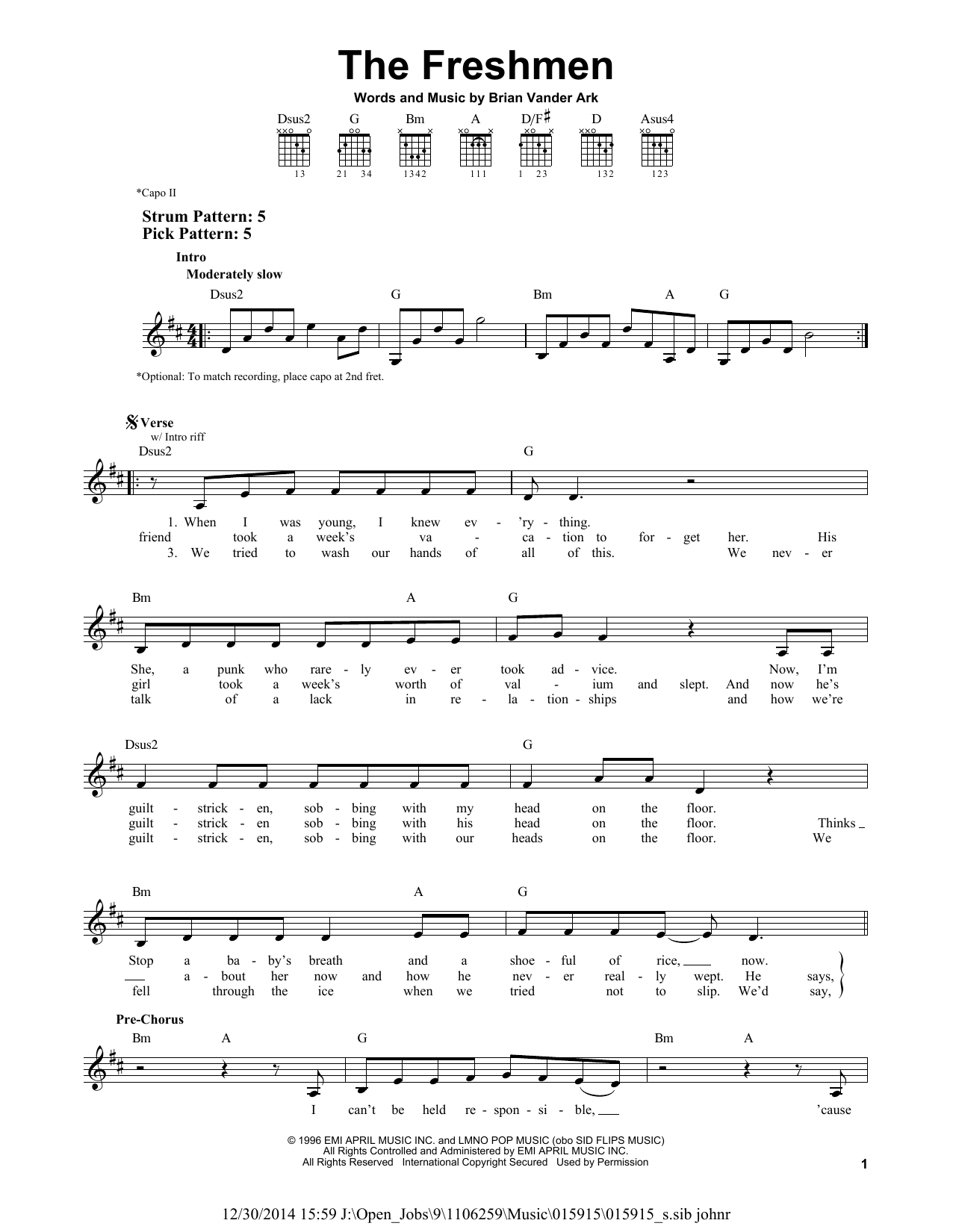Produktbild zu: The Freshmen