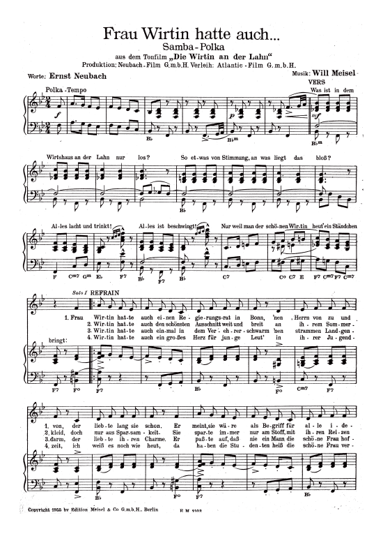 Produktbild zu: Frau Wirtin hatte auch