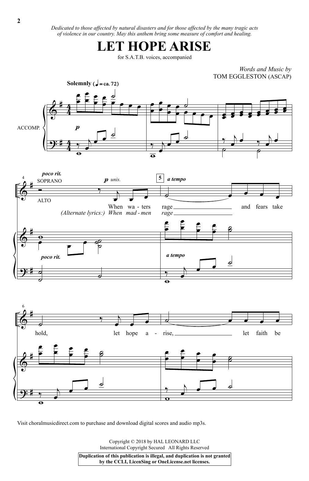 Produktbild zu: Let Hope Arise