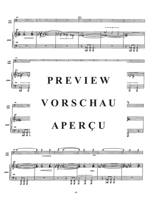 Produktgalerie: Seite 17 von 21 Concerto , , (Tuba + Klavier)