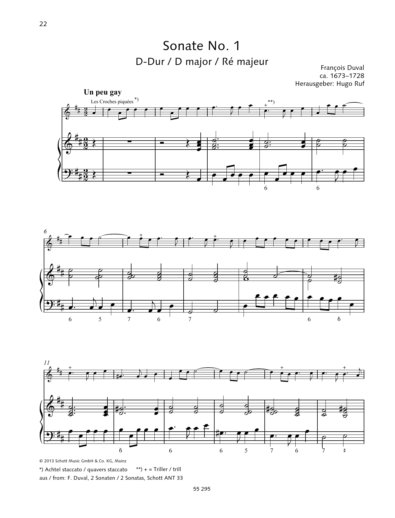 Produktbild zu: Sonata No. 1