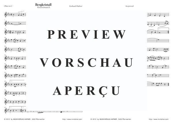 Product gallery: Page 11 of 11 Bergkristall, , (large wind orchestra)