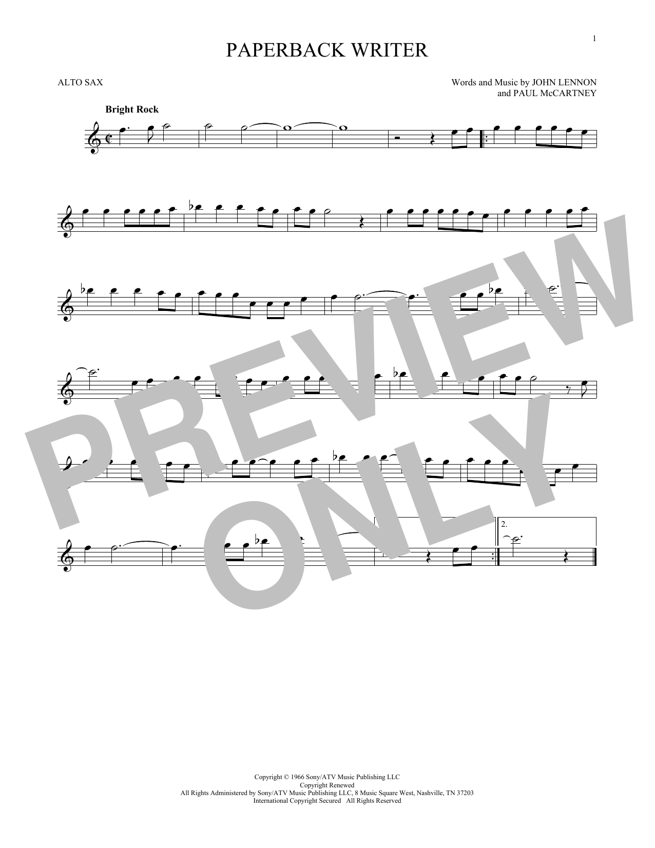 Product gallery: Page 1 of 1 Paperback Writer, The Beatles