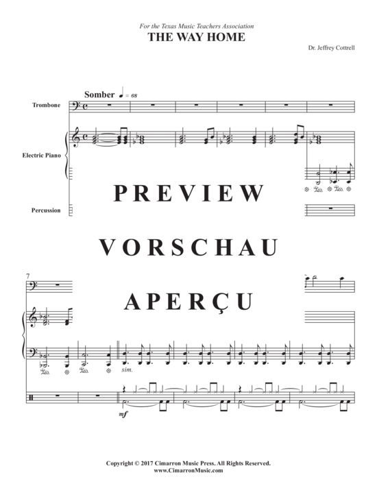 Product gallery: Page 3 of 18 The Way Home , , (Posaune, Percussion +E- Klavier)