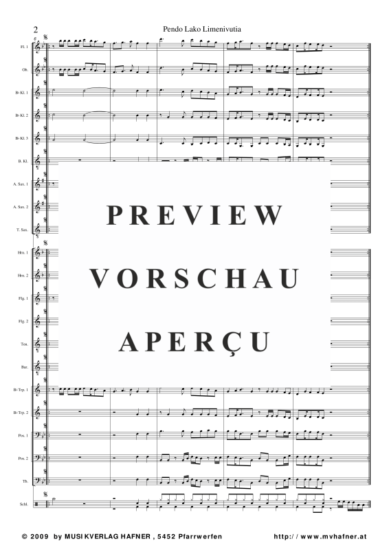 Product gallery: Page 7 of 11 Pendo Lako Limenivutia, , (large wind orchestra)