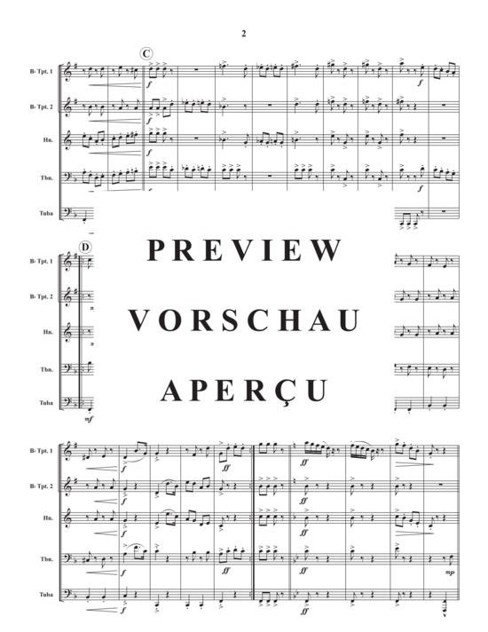 Produktgalerie: Seite 4 von 18 Thunder and Lighting , , (Blechbläserquintett)