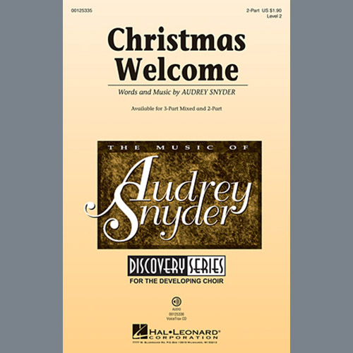 cover: Christmas Welcome, Audrey Snyder