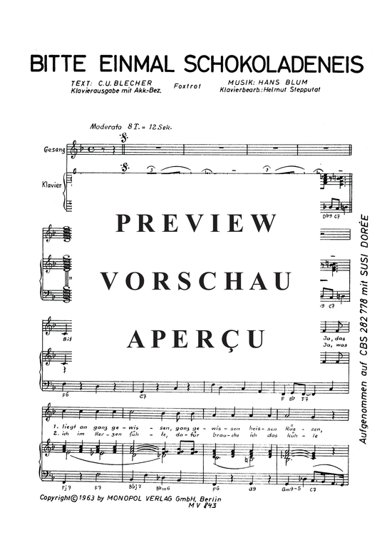 Produktgalerie: Seite 3 von 4 Bitte einmal Schokoladeneis, , Klavier und Gesang