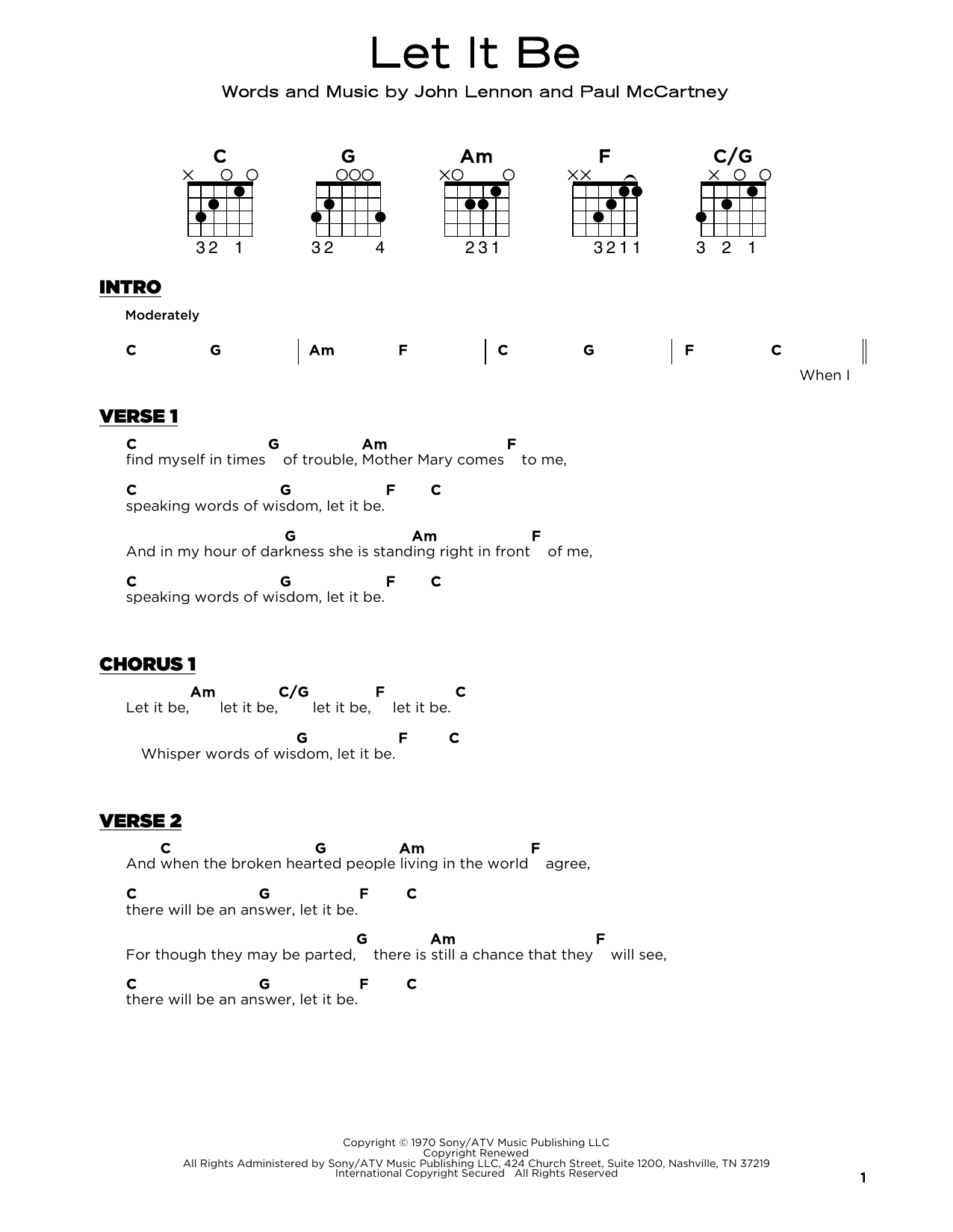 Produktgalerie: Seite 1 von 1 Let It Be, The Beatles, Gitarre