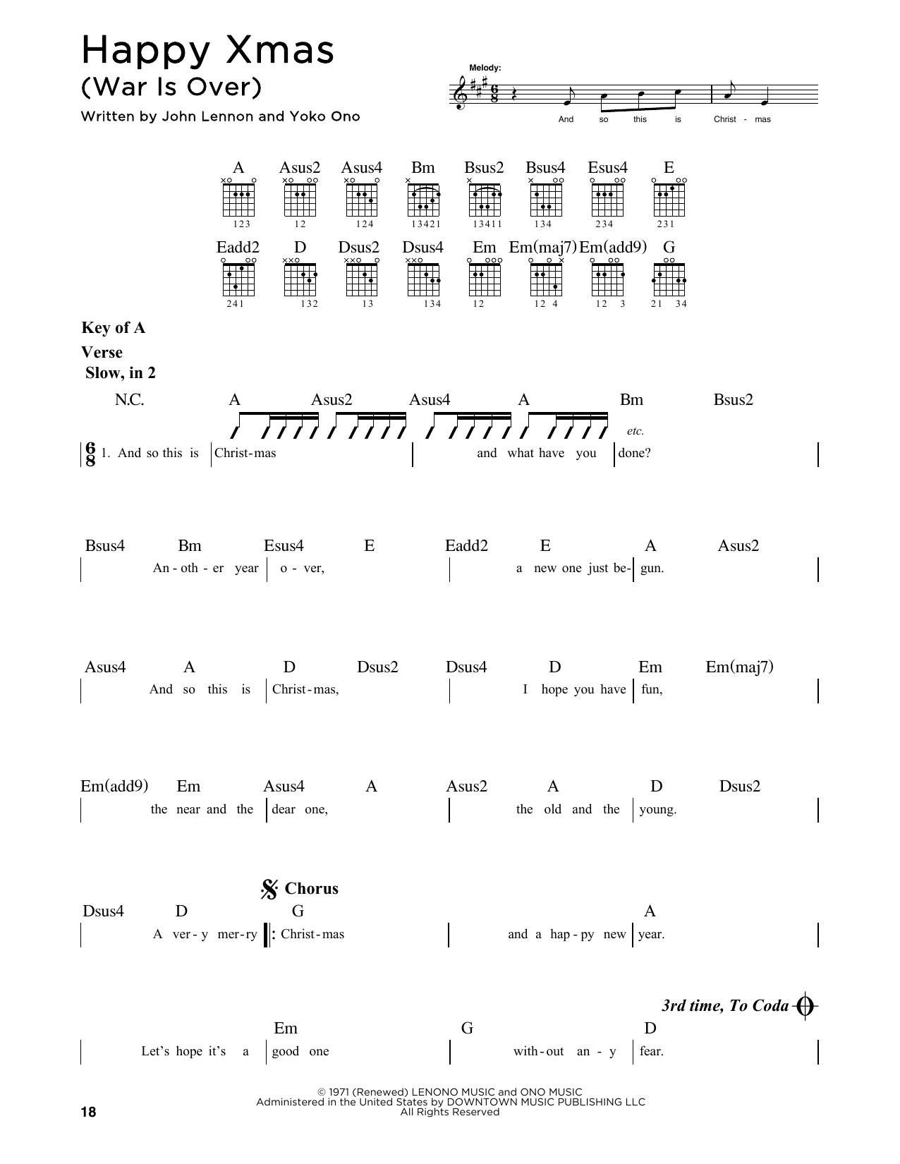 Product gallery: Page 1 of 1 Happy Xmas (War Is Over), John Lennon
