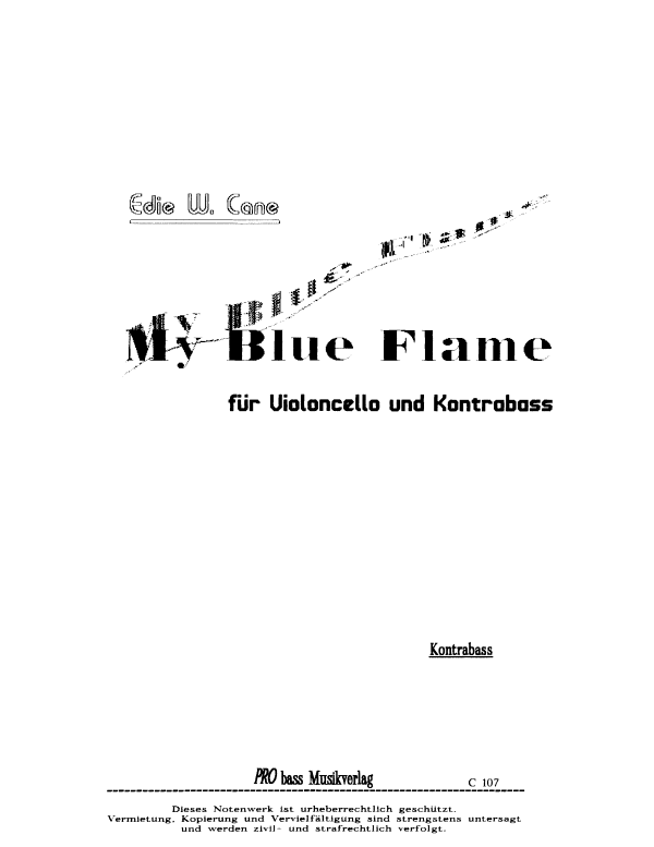 Produktbild zu: My Blue FlameEddie W. Cane