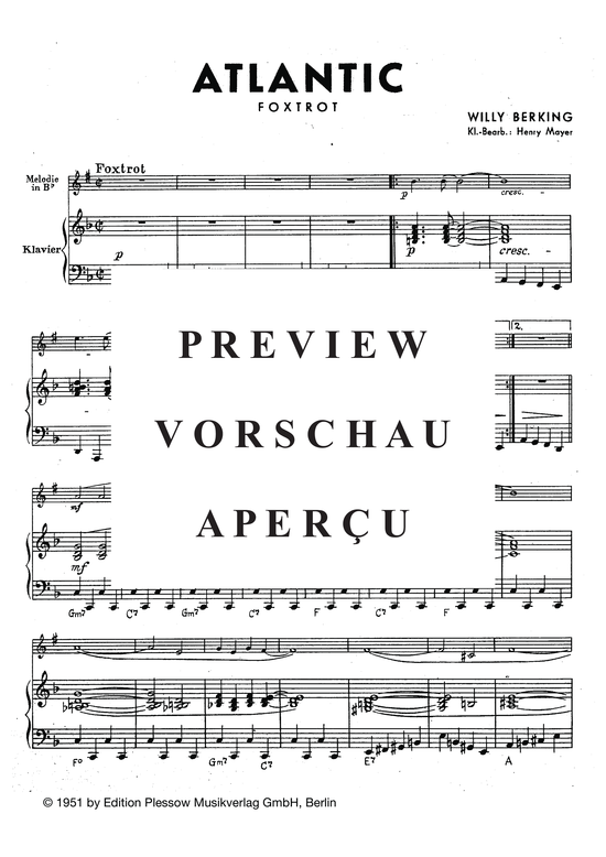 Produktgalerie: Seite 4 von 4 Atlantic, 	, Klavier und Gesang