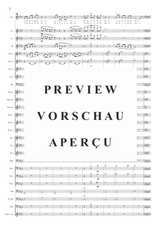 Product gallery: Page 5 of 11 Return to Sorrento, , Solo Voice and Concert Band